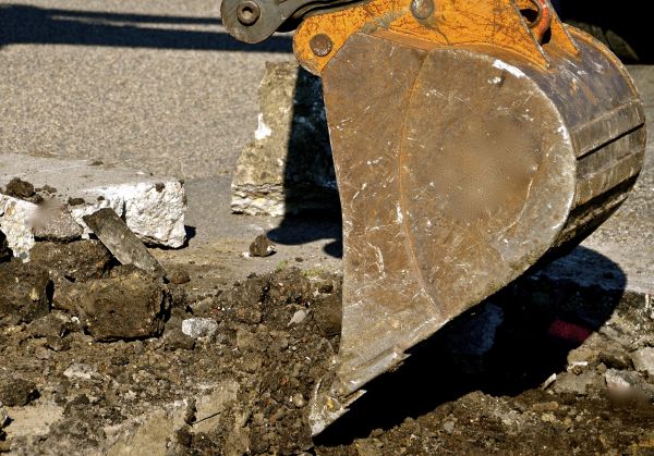 Cement Pad Demolition in Zionsville