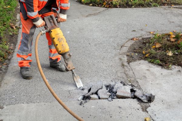 Concrete Sidewalk Removal in Zionsville